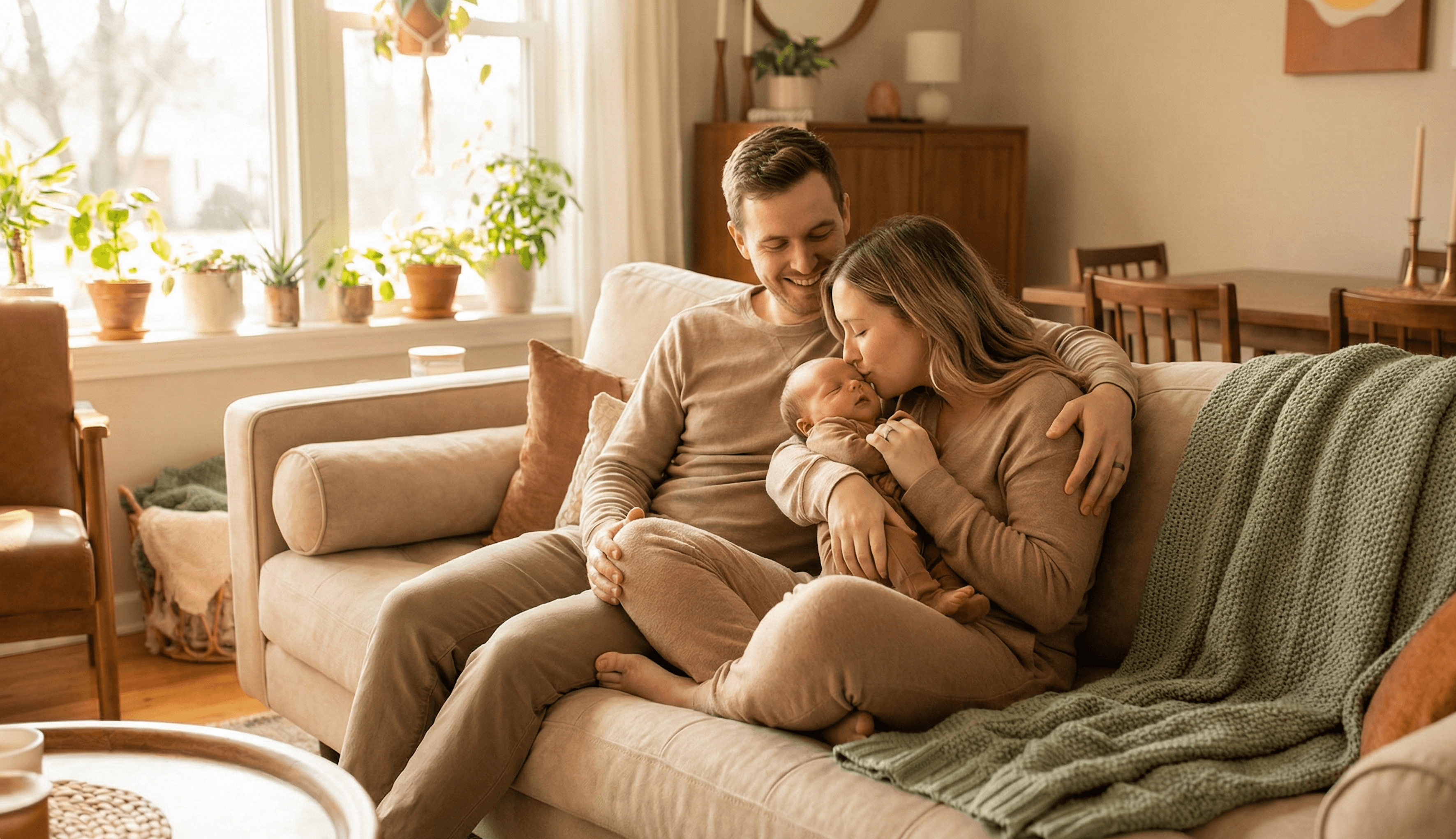 Jacksonville family supported by Nurture Your Habits doula services