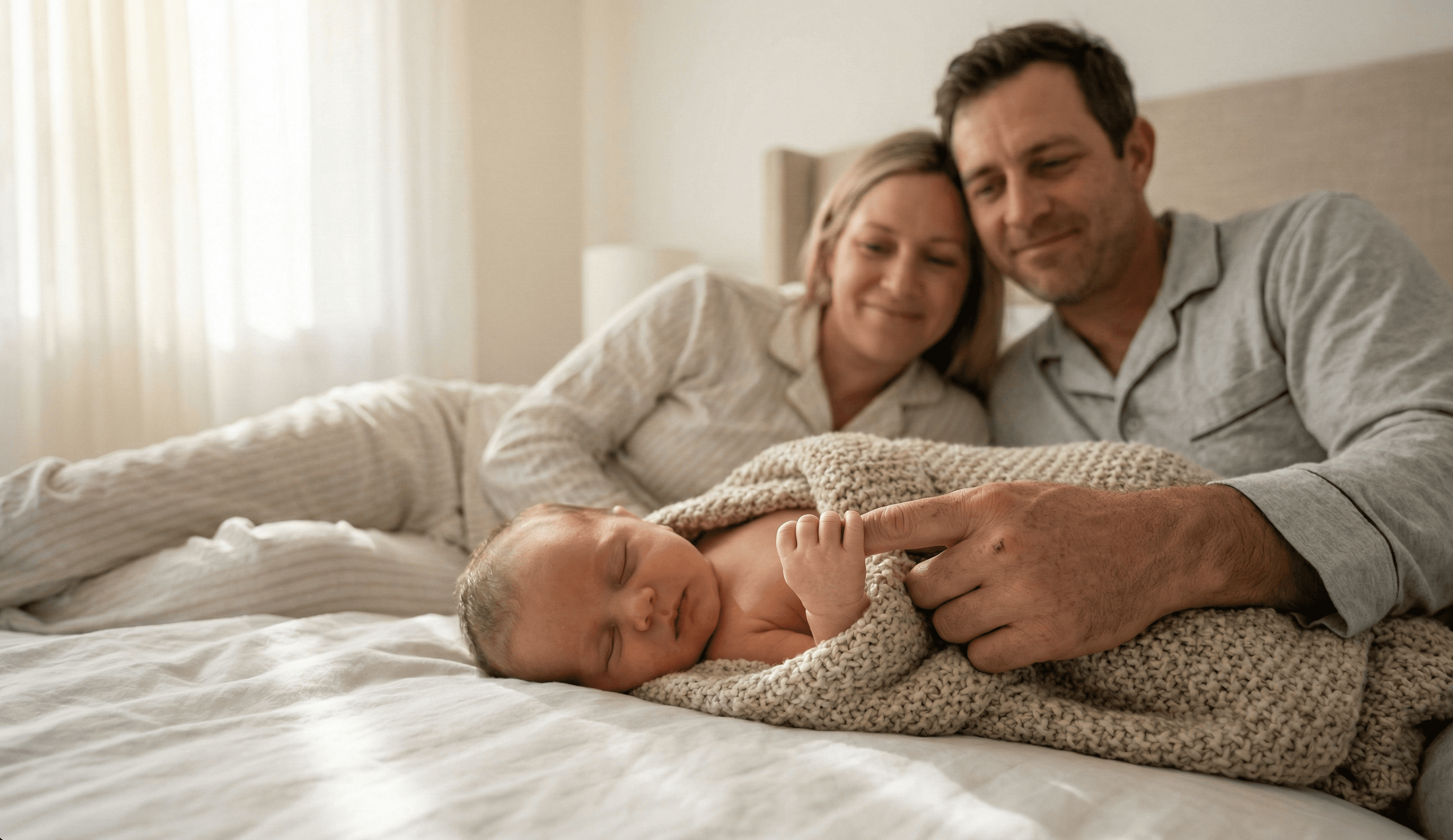 Family supported by birth doula Hannah Ghidey in Jacksonville FL