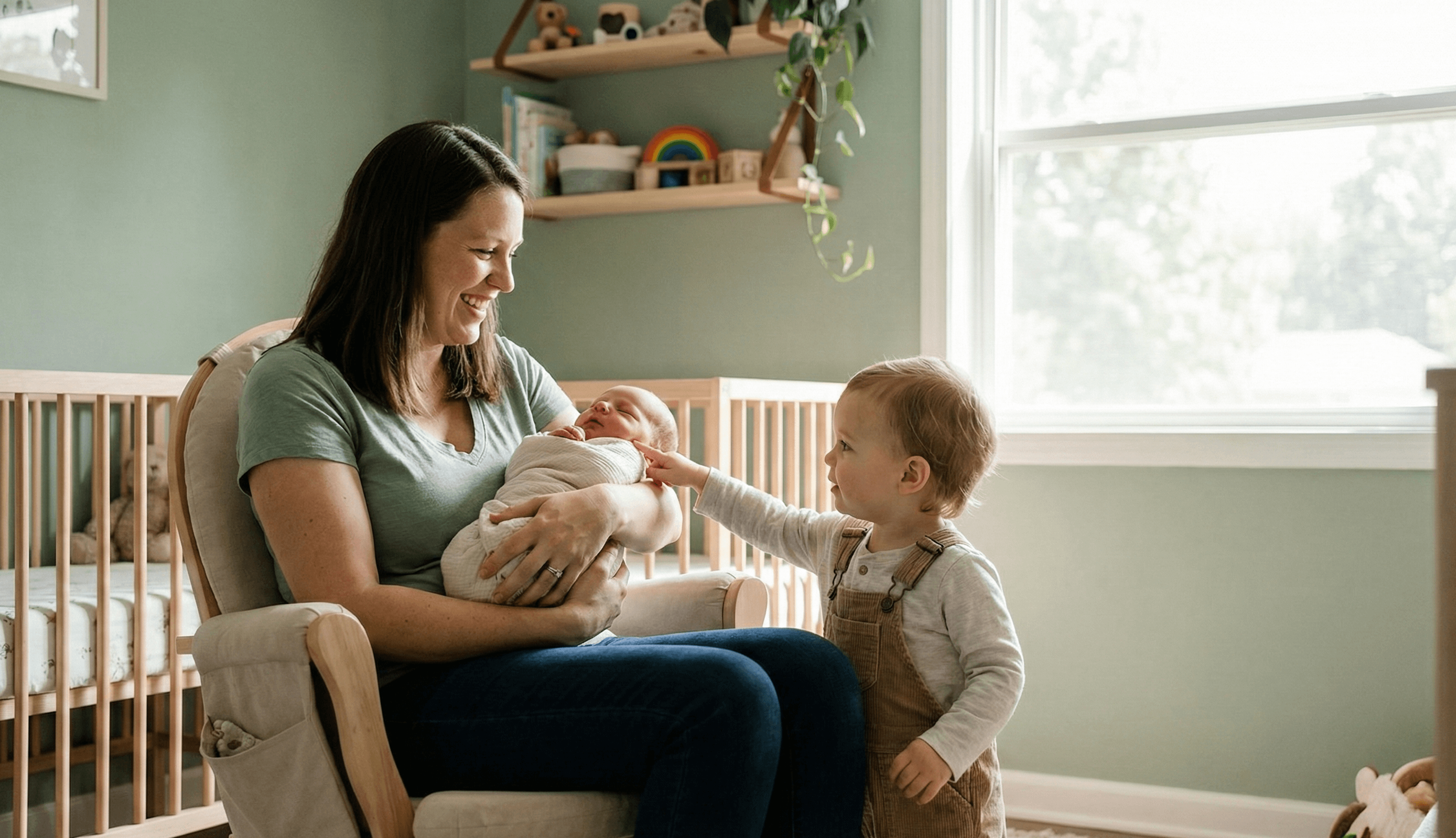 Family supported by birth doula Hannah Ghidey in Jacksonville FL