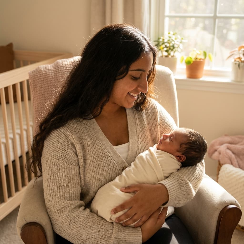 Hannah supporting a family